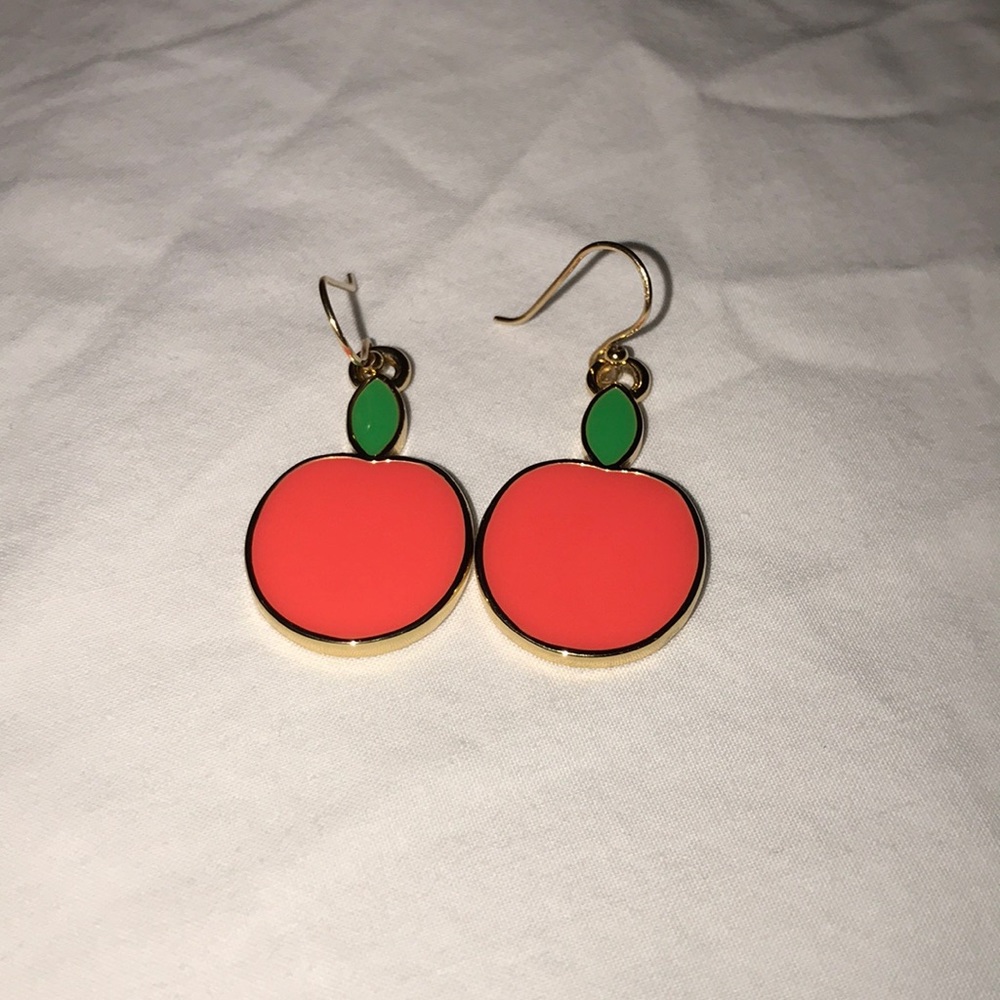 Kate Spade apple earrings